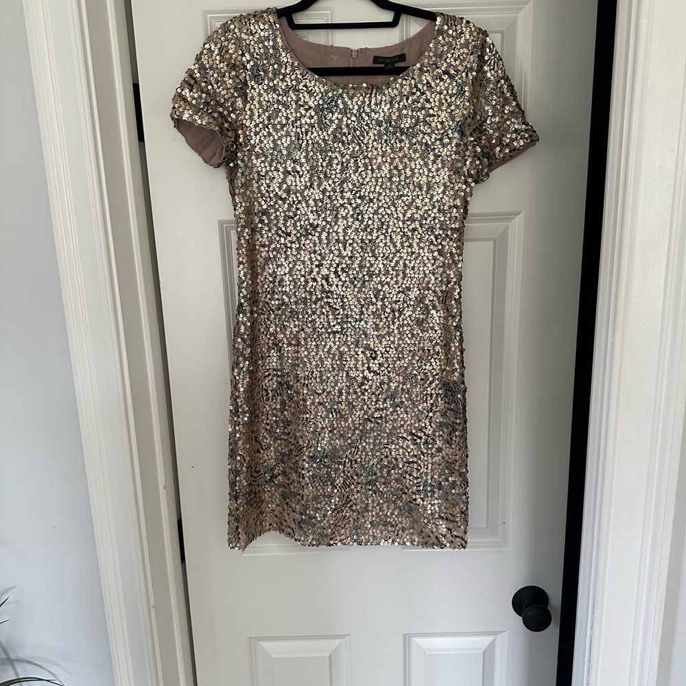 Rachel Zoe Gold Sequin Dress